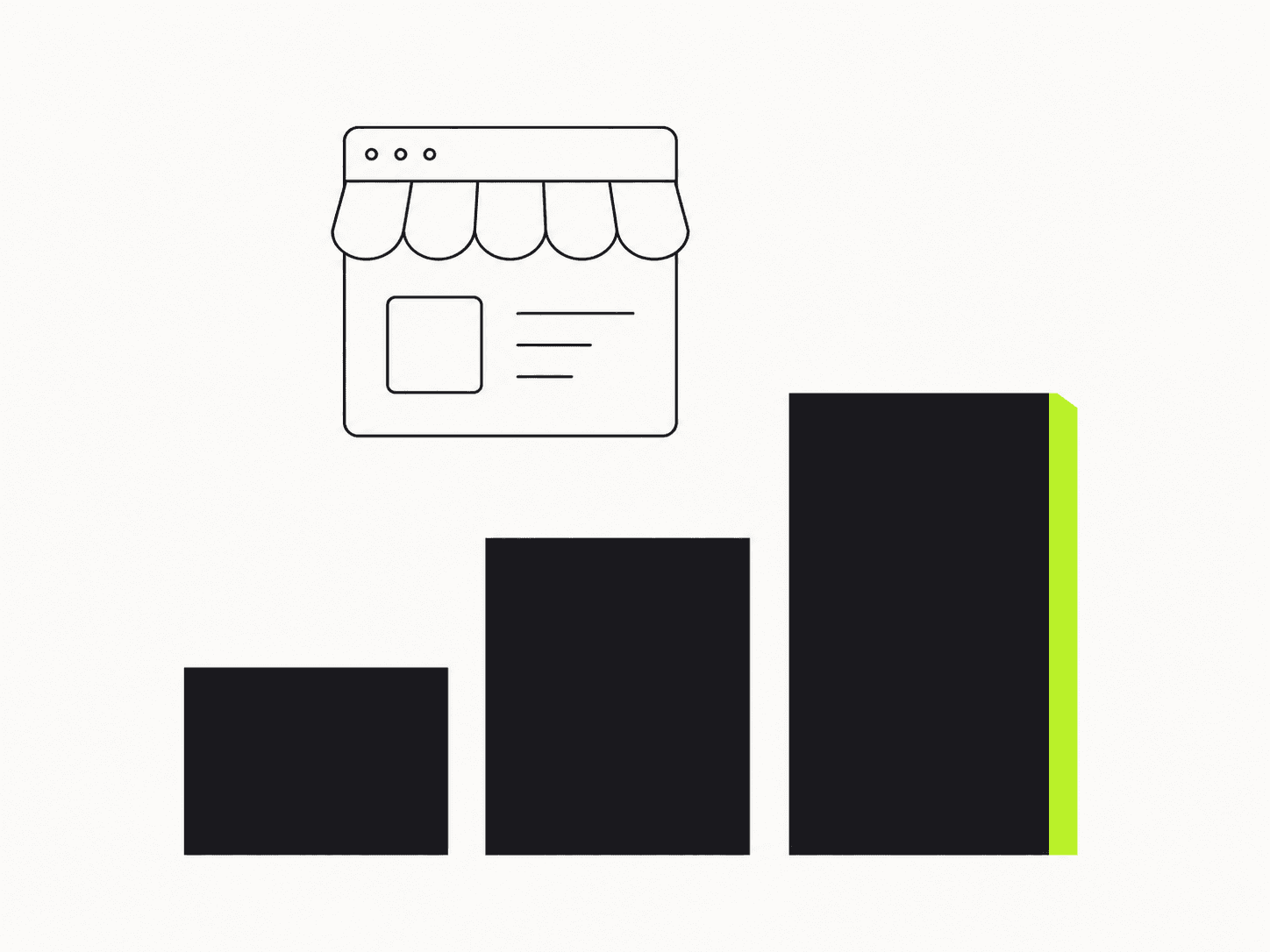 Custom Shopify theme shown on desktop and mobile